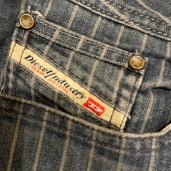 Diesel Denim - Diesel Italy Vintage Pinstriped Jeans, Size 29